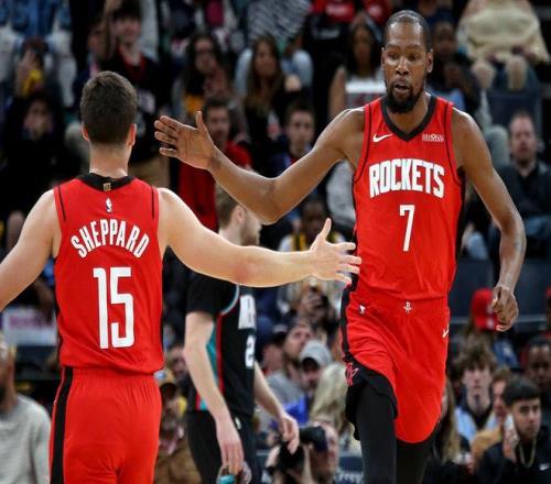 火箭不敌湖人！杜兰特3场2次缺阵，谢泼德重回首发，乌度卡变阵