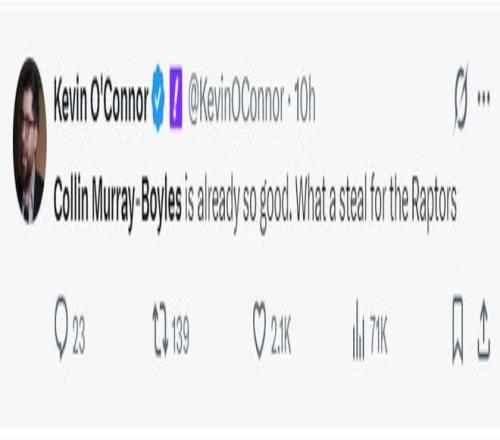 _一战创4纪录队史31年首人！2.01米新秀被赞勇士美记：猛龙捡到宝_一战创4纪录队史31年首人！2.01米新秀被赞勇士美记：猛龙捡到宝