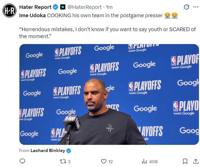 _乌度卡眼神涣散复盘失利！无法理解神奇失误送好局 美记认为该解雇_乌度卡眼神涣散复盘失利！无法理解神奇失误送好局 美记认为该解雇