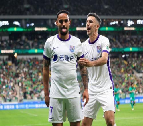 【中超】谢蒂内破僵基莱斯双响国安2比4津门虎