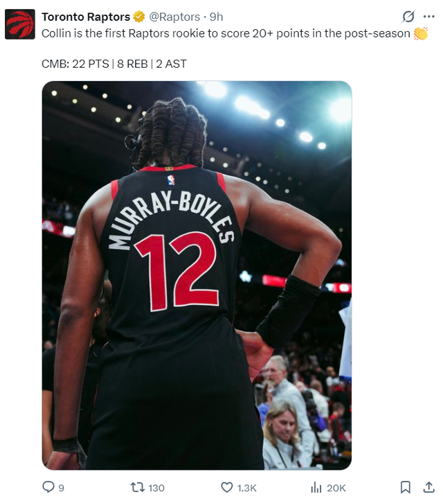 _一战创4纪录队史31年首人！2.01米新秀被赞勇士 美记：猛龙捡到宝_一战创4纪录队史31年首人！2.01米新秀被赞勇士 美记：猛龙捡到宝